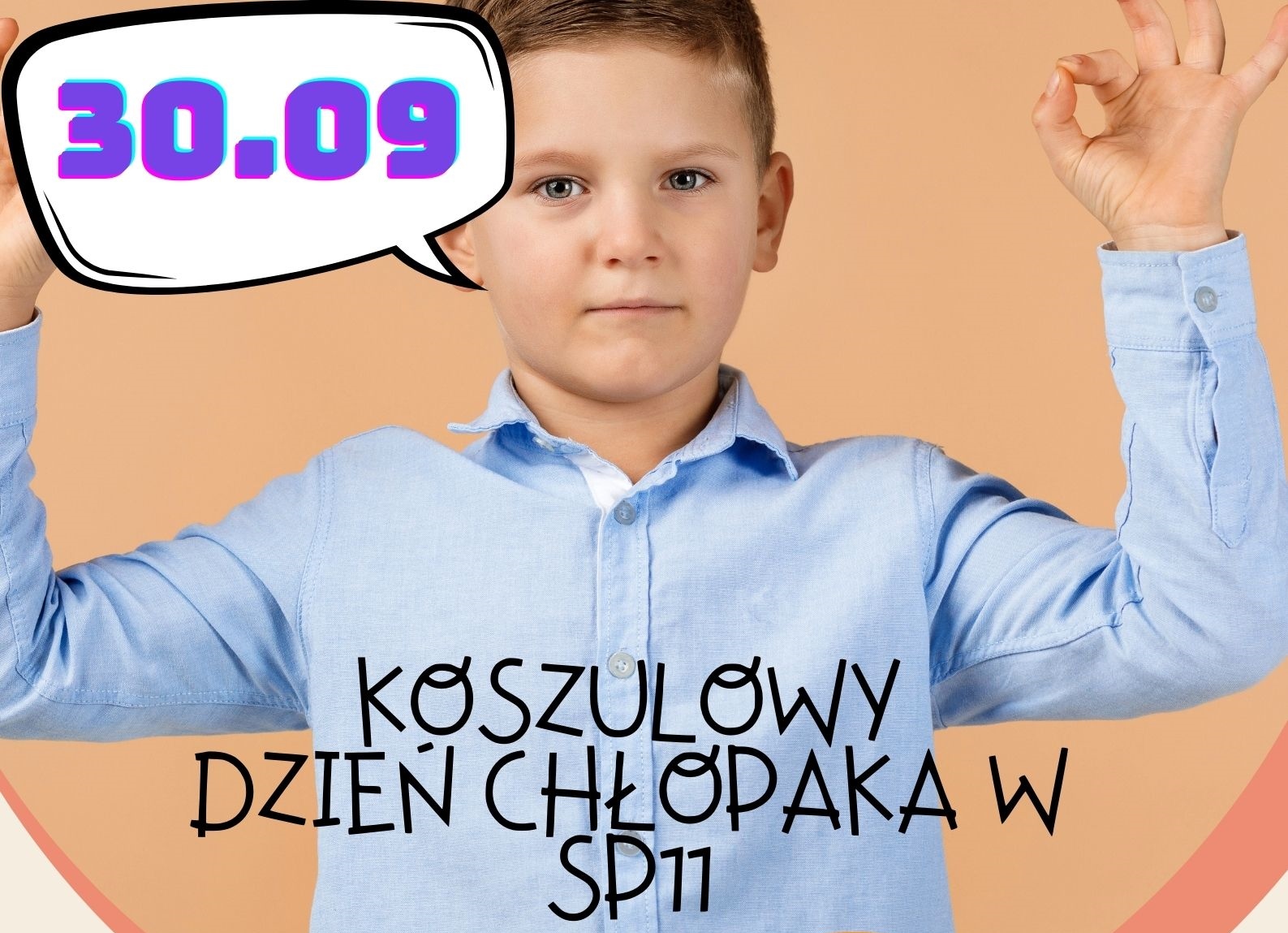 koszulowy dzień chłopaska w sp11 - 1